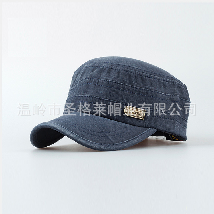 厂家直销专业生产帽子男秋冬季休闲平顶帽韩版潮棒球帽棉